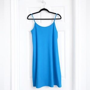 J. Crew Bright Blue Slip Dress